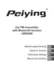 Peiying URZ0465 Owner's Manual