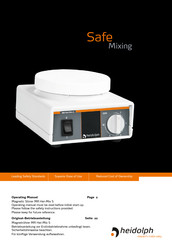 Heidolph MR Hei-Mix S Operating Manual