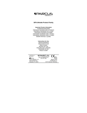 PARCUS MEDICAL GFS Ultimate Series Instructions For Use Manual