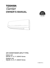 Toshiba RAS 17EACV Series Owner's Manual