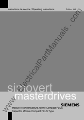 Siemens SIMOVERT MASTERDRIVES 6SE70 P Series Manual