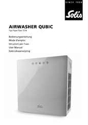 SOLIS AIRWASHER QUBIC 7218 User Manual