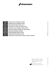 Straumann 049.810V4 Instructions For Use Manual