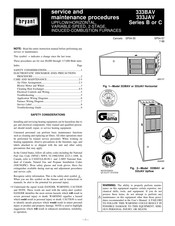 Bryant 333BAV Service And Maintenance Procedures Manual