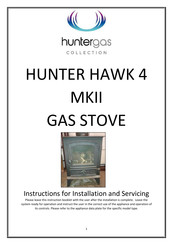 HunterGas HUNTER HAWK 4 MKII Instructions For Installation And Servicing
