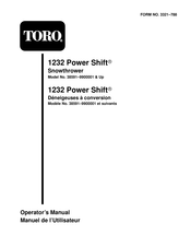 Toro 1232 Power Shift Operator's Manual