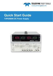 Teledyne T3PS36006 Quick Start Manual