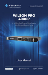 WILSON PRO 4000R User Manual