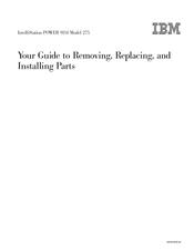 IBM IntelliStation POWER 9114 Model 275 Manual To The Installation