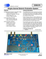 Cirrus Logic CDB5378 Manual