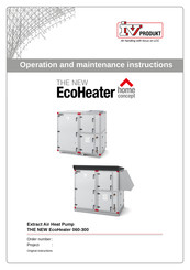 IV Produkt EcoHeater 190-1 Operation And Maintenance Instructions