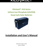KiloVault HLX Series Installation And User Manual