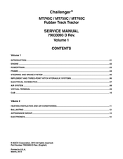 Challenger MT745C Service Manual