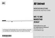RSF Elektronik MS 15 MK Mounting Instructions