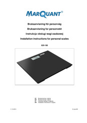 Marquant 820-188 Installation Instructions Manual
