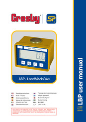 Crosby Loadblock Plus Operating Instructions Manual