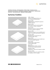 Sartorius CAPXSIG Installation Instructions Manual