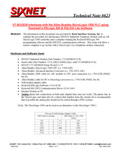 Sixnet VT-MODEM-1US Technical Note