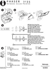 Xerox Tektronix Phaser 2135 Quick Start Manual
