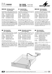 Monacor PA-1200RT Instruction Manual