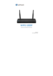 WePresent WiPG-1000P Quick Installation Manual