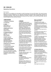 Jet HVBS-34VS Operating Instructions Manual