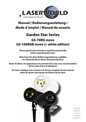 Laserworld Garden Star  GS-100RGB move Manual