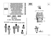 ASCO Numatics 653 Series Installation And Maintenance Instructions Manual