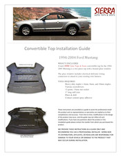 Sierra Convertible Top Installation Manual
