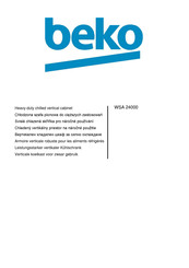 Beko WSA 24000 Manual