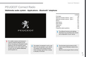 PEUGEOT Connect Radio Manual