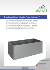 biohort HochBeet Assembly Manual