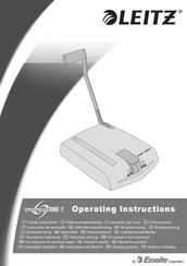 Esselte LEITZ ImpressBIND 140 Operating Instructions Manual
