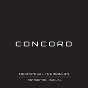 CONCORD TOURBILLON Instruction Manual