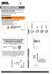 Petzl EXO ESCAPE D30030 B Manual