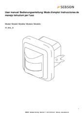 Sebson IR_WAL_B User Manual