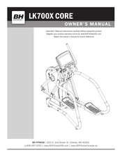 BH FITNESS LK700X CORE Owner's Manual