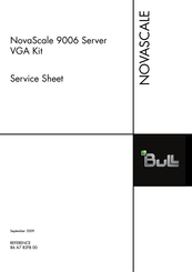 Bull NovaScale 9006 Service Sheet