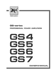 Park Audio II GS Series Owner's Manual