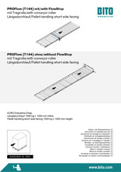 BITO PROFlow T144 with FlowStop Instructions For Assembly And Use