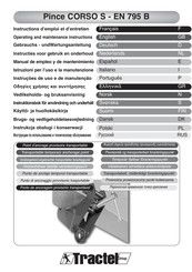 Tractel CORSO S Operating And Maintenance Instructions Manual