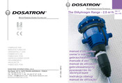 dosatron DIA 4 RE Owner's Manual