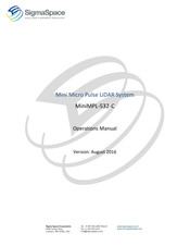 Sigma Space MiniMPL-532-C Operation Manual