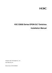 H3C S3600-2P-OLT Installation Manual