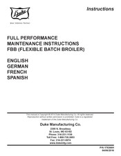Duke FBB Instructions Manual