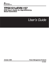 Texas Instruments TPS6101xEVM-157 User Manual