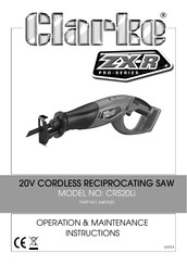 Clarke CRS20Li Operation & Maintenance Instructions Manual