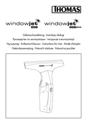 Thomas Windowjet 2 in 1 Instructions For Use Manual
