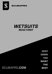 Uwatec WETSUITS Manual