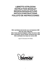 Bimar DH-FS02 Instruction Booklet